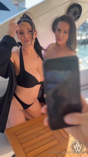 Angela White, Kelsi Monroe - Threesome In Miami With MrLucky