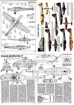 Letectvi+Kosmonautika 1991-3 - Scale Drawings and Colors