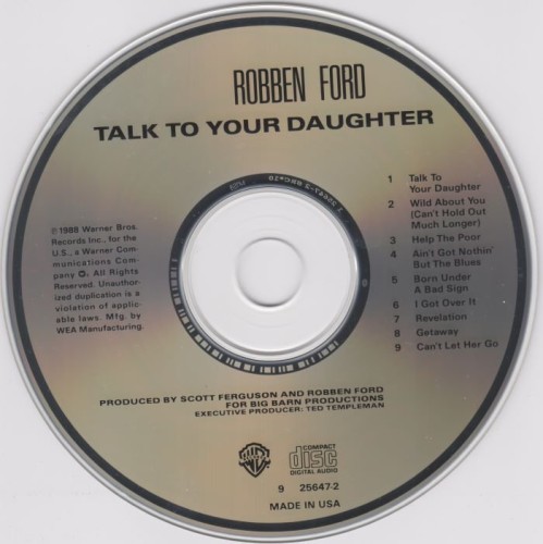 Robben Ford - Talk To Your Daughter (1988) Lossless