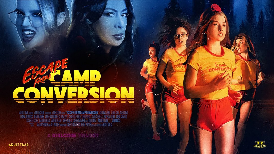Octavia Red, Demi Hawks, Leana Lovings, Alex Coal, Ameena Green, Selena Ivy, Lulu Chu - Escape From Camp Conversion - Chapter 1