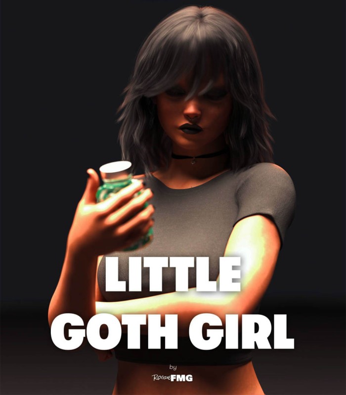 RougeFMG - Little Goth Girl 3D Porn Comic