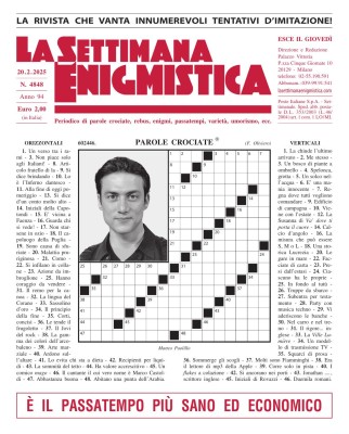 La Settimana Enigmistica N.4848 - 20 Febbraio 2025