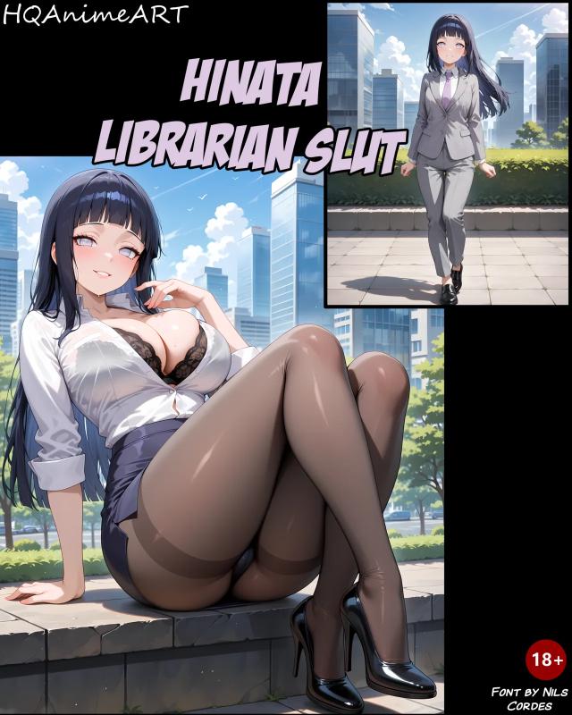 HQAnimeART - Hinata Librarian Slut Porn Comic