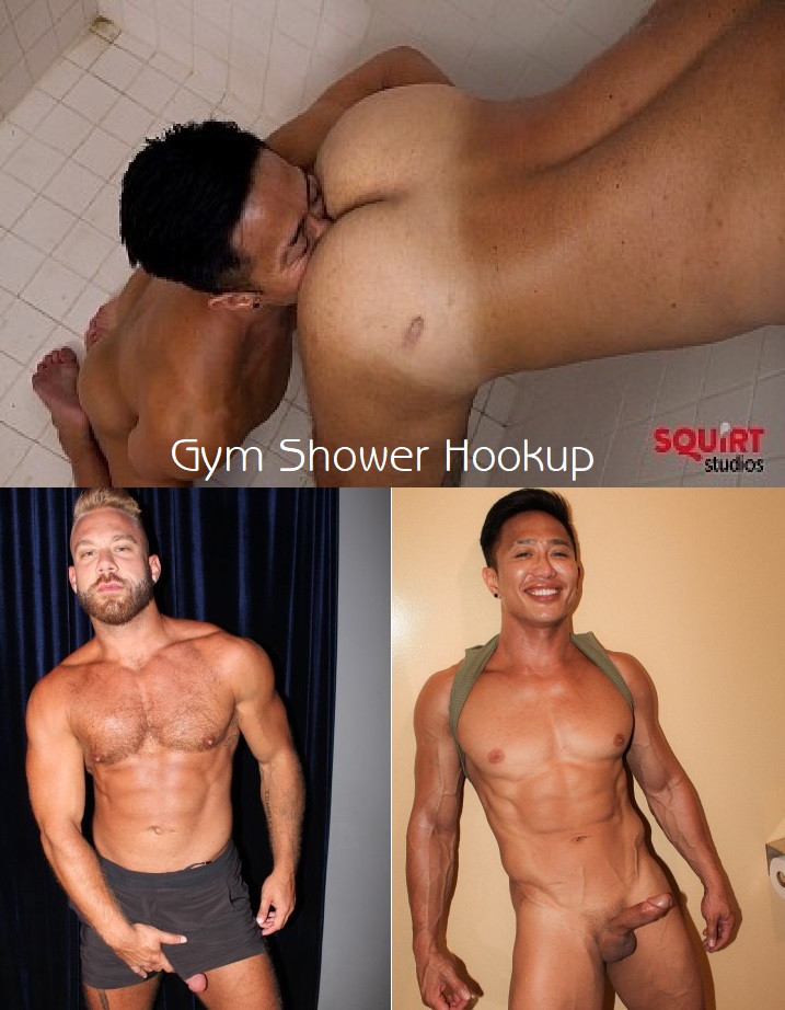Squirt Studios - Brogan & Jkab Ethan Dale - Gym Shower Hookup