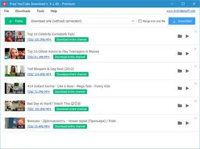 Free YouTube Download 4.4.29.526 Premium Multilingual