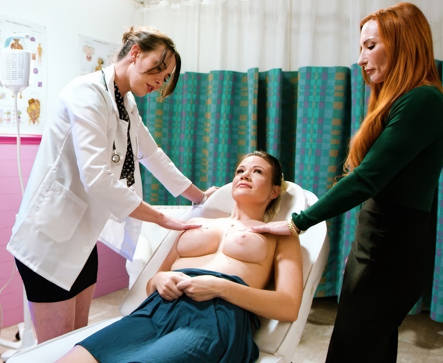 Casey Calvert, Alison Rey, Sophia Locke - Lesbian Threesome Sex On Gyno Exam FullHD