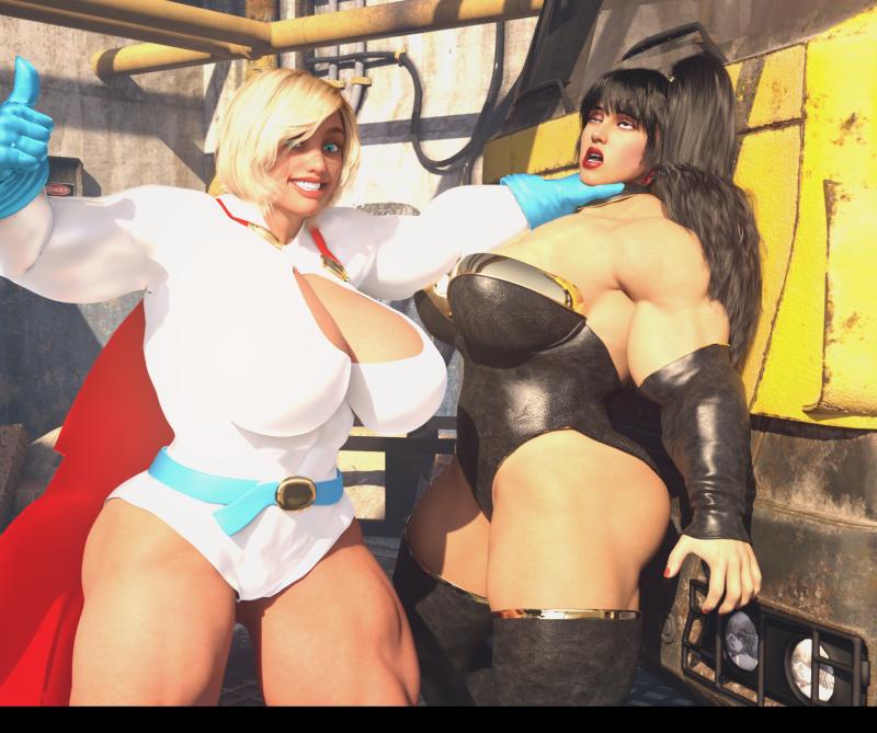 Superwoman vs Power Girl By Labyssitory 3D Porn Comic