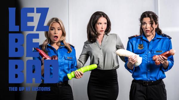 Casey Calvert, Victoria Voxxx, Nicole Aria - Tied Up At Customs [FullHD 1080p]