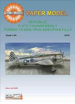 Republic P-47D Thunderbolt "Torrid Tessie" (GreMir 034)