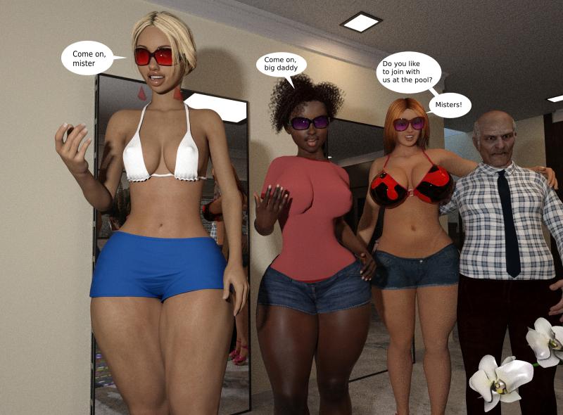 Flavio170 - Las Chicas Calientes 3D Porn Comic