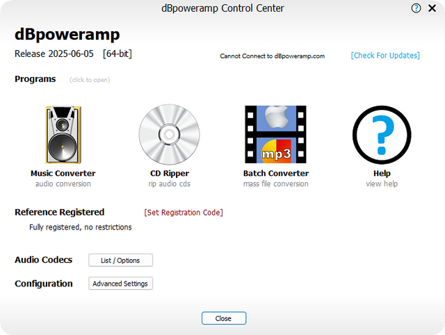 dBpoweramp Music Converter 2025.06.05 Reference
