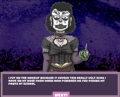 Nuskadamo - Approach the weird Goth Girl at the Party v1.0 Porn Game