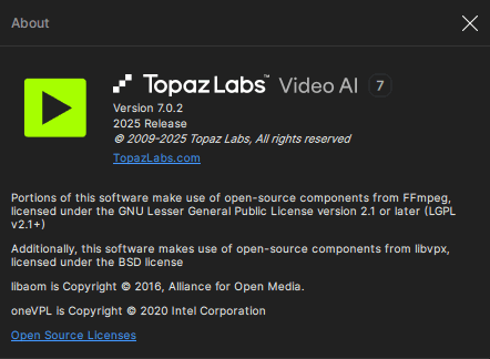 Topaz Video AI Pro 7.0.2