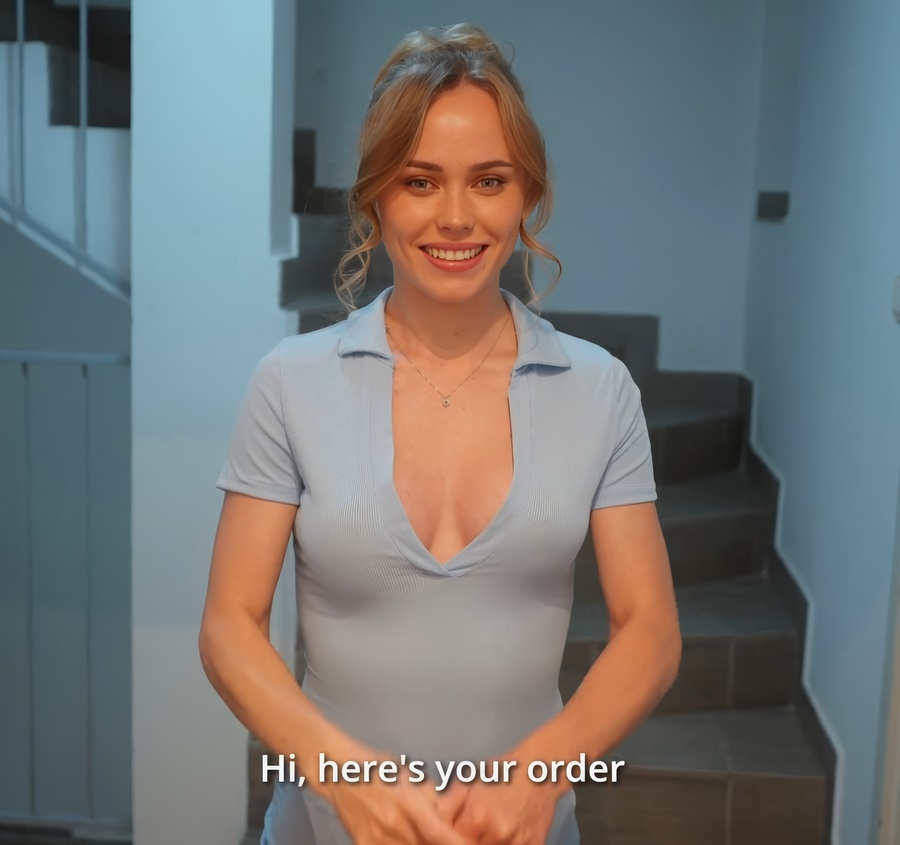 Mari Moore - Sex With A Courier Girl