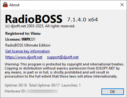 RadioBOSS Ultimate 7.1.4.0