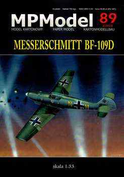 Messerschmitt Bf-109D (MPModel 089)
