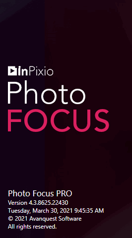 InPixio Photo Focus Pro 4.3.8625.22430