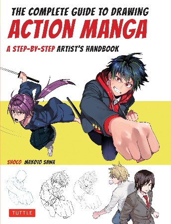 Cover: Complete Guide to Drawing Action Manga - shoco