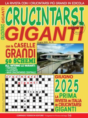 Crucintarsi Giganti N.72 - Giugno 2025