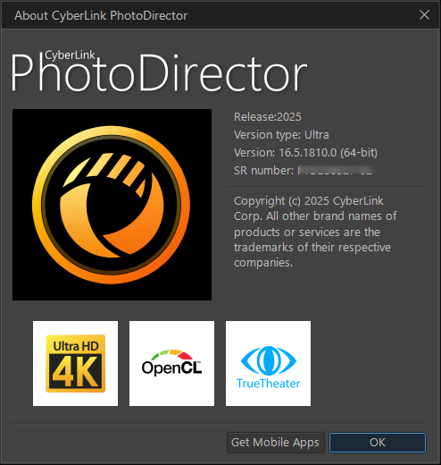 CyberLink PhotoDirector Ultra 2025 v16.5.1810.0
