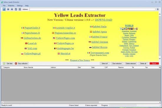 Yellow Leads Extractor 9.2.7 Multilingual