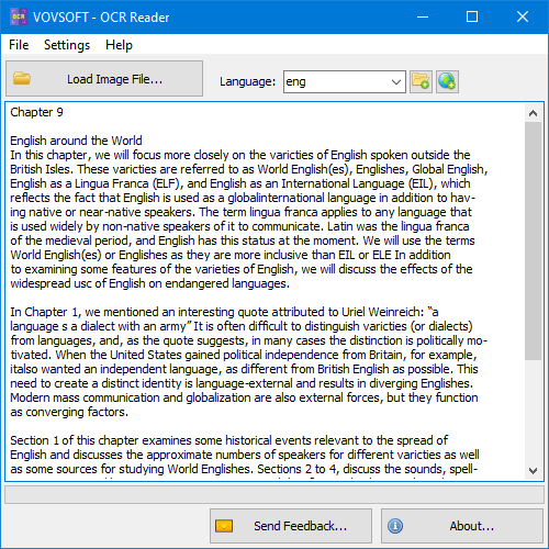 VovSoft OCR Reader 3.3
