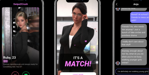 Narrative Nomads - Swipe2Crush v0.0.8 Win/Mac Porn Game