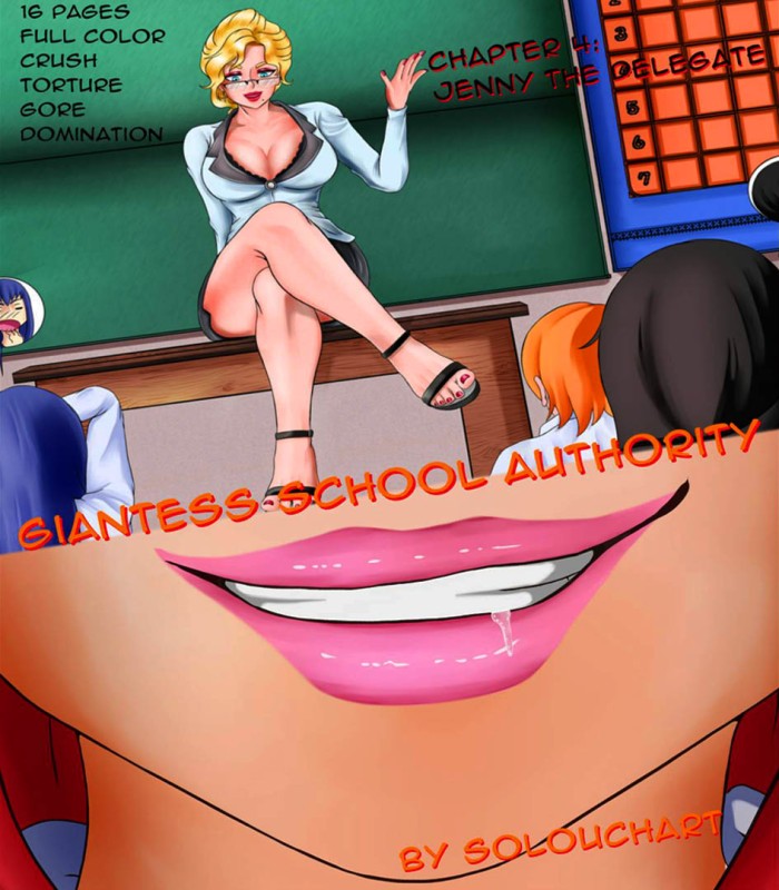 SolouchArt - Giantess School Authority 4 Porn Comic