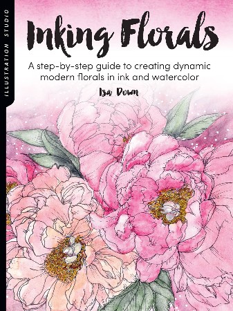 Cover: Inking Florals - Isa Down