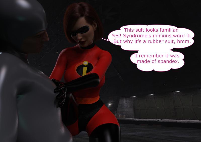 Mavluck - Elastic suit 3D Porn Comic