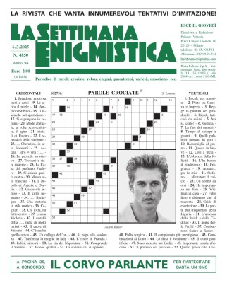 La Settimana Enigmistica N.4850 - 06 Marzo 2025