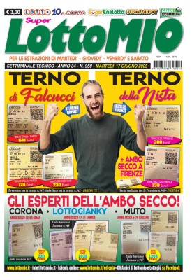 Lottomio di Martedi N.950 -17 Giugno 2025