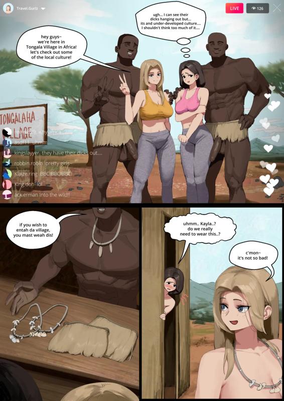 Wjs07 - TravelGurlz remake - Africa Porn Comics