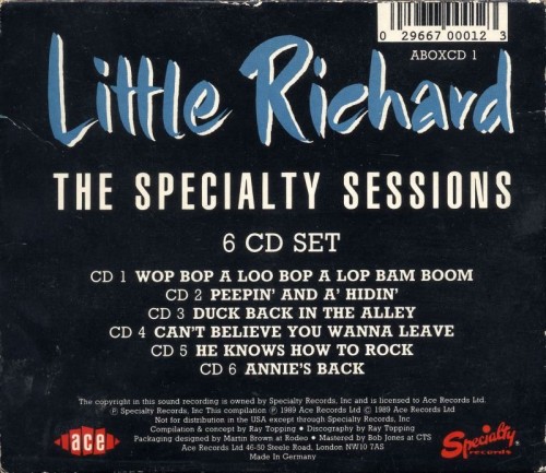 Little Richard - The Specialty Sessions (1989) 6CD Lossless
