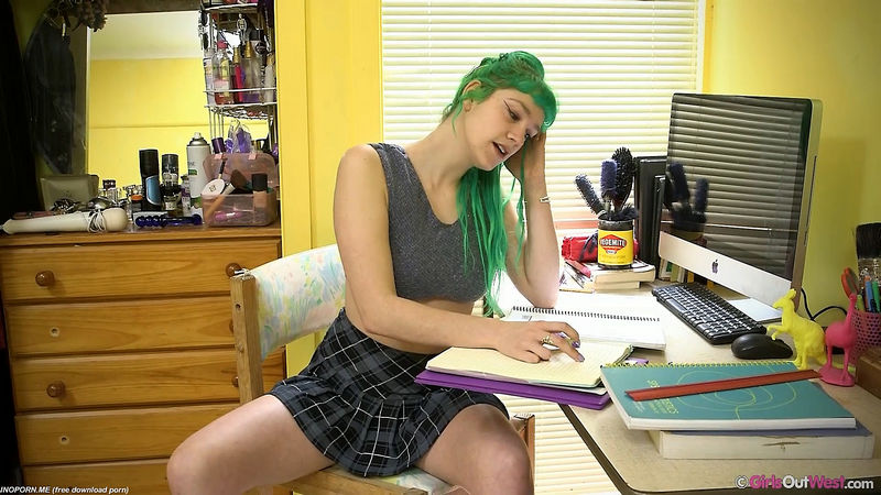 Arial, Emerald,Marina: Cramming pt1-3+Interview (GirlsOutWest) FullHD 1080p