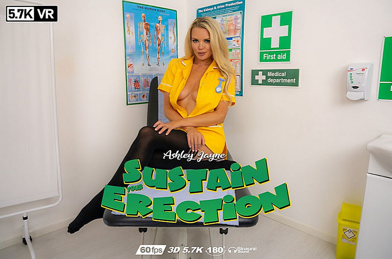 Sustain Your Erection : Ashley Jayne (WankitnowVR) UltraHD/4K 2880p