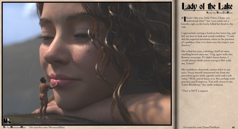 Lady of the Lake by MeasuredMan 3D Porn Comic