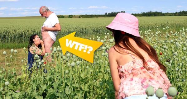 Lucka Petite, aka Lola Desire, Andrea Wet  - Outdoor sex with older couple  Watch XXX Online FullHD