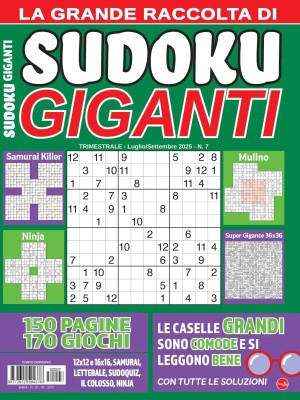 Sudoku Giganti N.7 - Luglio-Settembre 2025