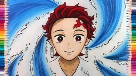 eb9f36cf1d462b042dade095b18c9f32 - Easy Guide To Drawing Tanjiro From Demon Slayer