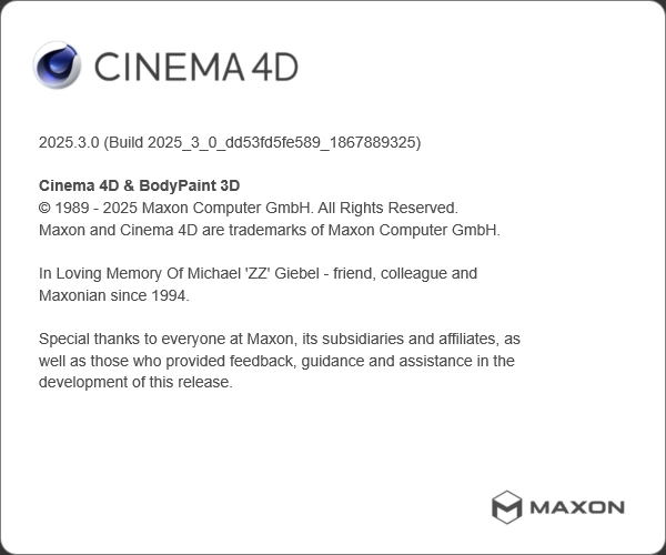 Maxon Cinema 4D 2025.3.0