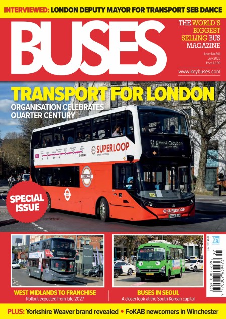Buses Magazine - Issue 844, July 2025
