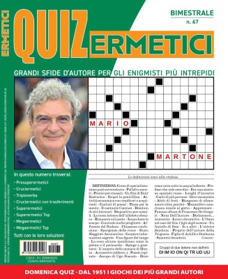 Quiz Ermetici N.67 - Luglio-Agosto 2025