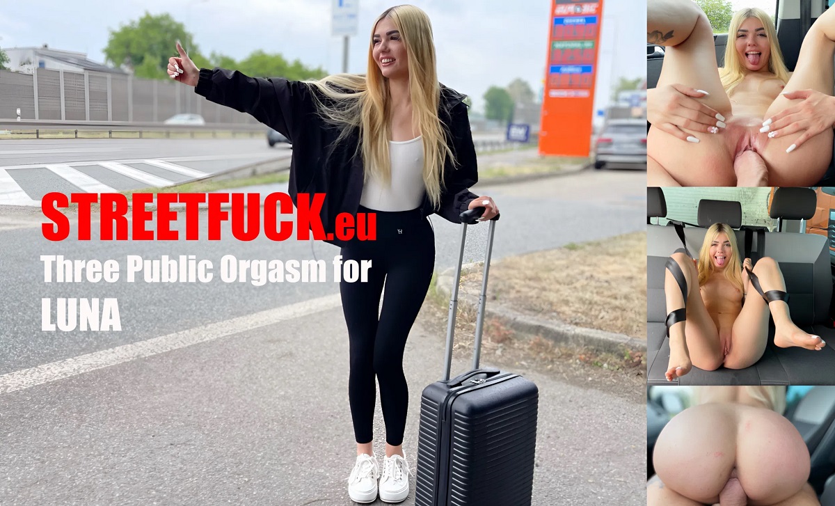 Luna Bbunny aka Luna Wolfs - Streetfuck Three Orgasm For Luna