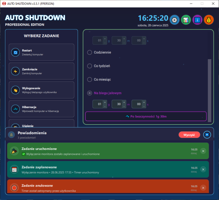 Auto Shutdown v.3.5.1 (x64) POLSKA WERSJA