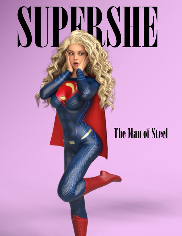 Taylor Galen Kadee - Supershe: The Man of Steel (Superman) 3D Porn Comic