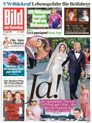 Bild am Sonntag vom 29 Juni 2025 Bild am Sonntag vom 29 Juni 2025