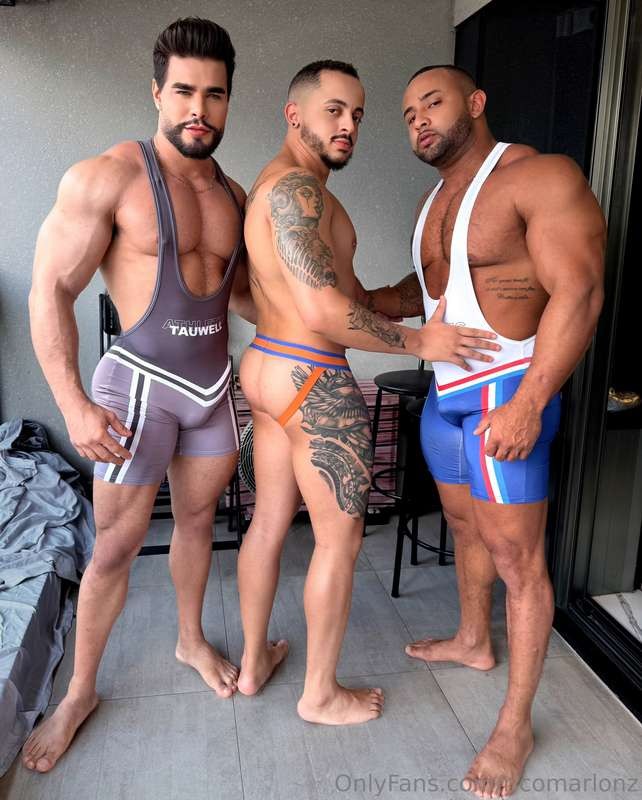 OnlyFans - TRIO DUPLA PENETRACAO - Rico Marlon & Taua Bodybuilder Fucking Br Fausti