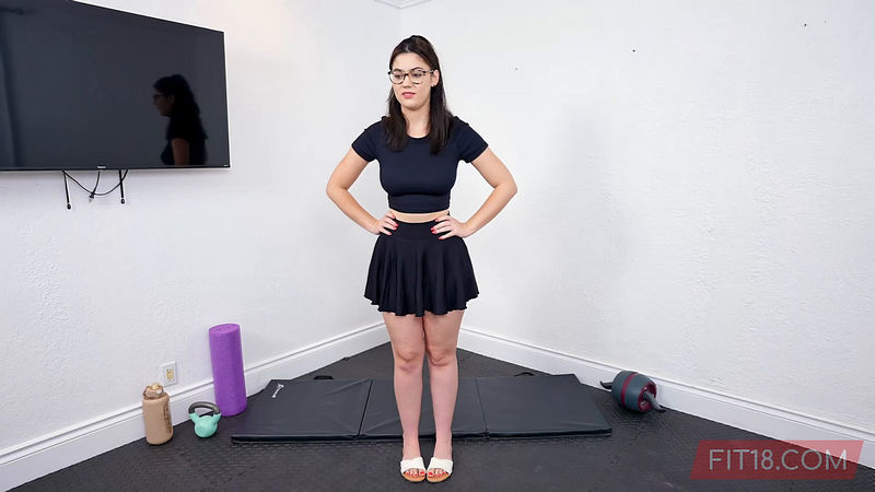 FIT18  Ellie Nova  Casting And Creampie Tall Busty Newcomer With Glasses  60FPS Fit 18 (Onlyfans) FullHD 1080p