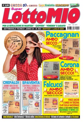 Lottomio di Martedi N.952 - 01 Luglio 2025